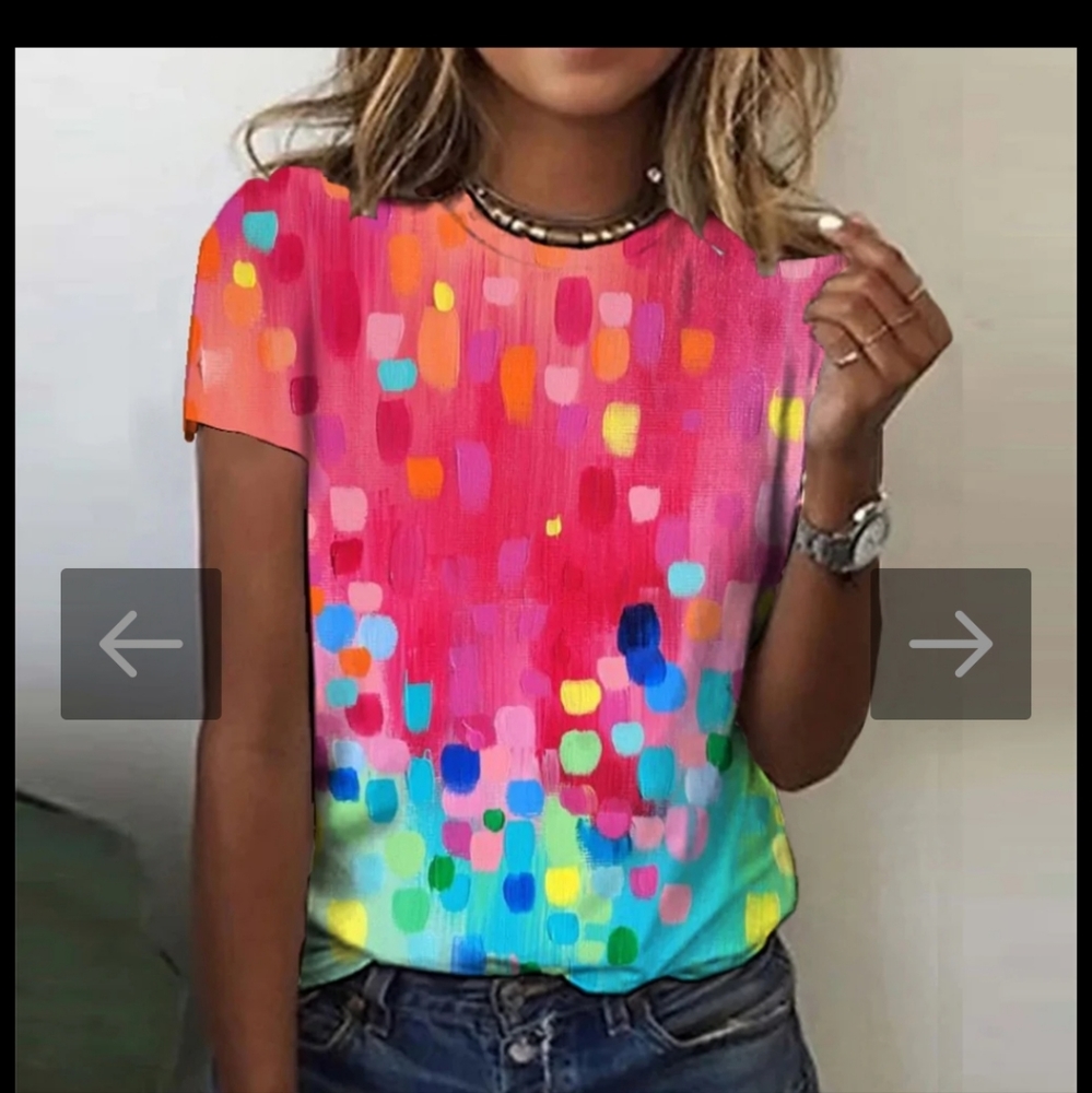 New Bright top size large